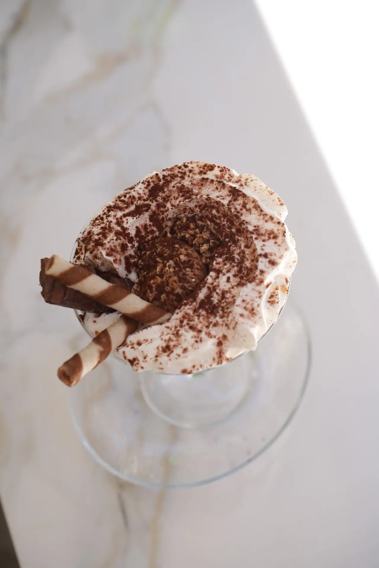 Dessert al cucchiaio in coppa