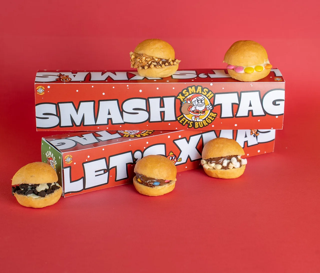 Le box natalizie Smash Tag con i mini burger