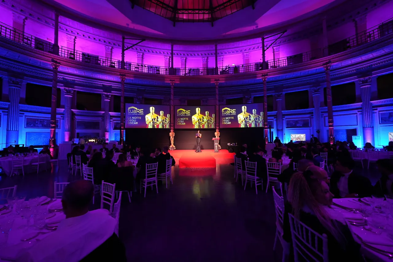 La sala della Notte degli Oscar Tuare